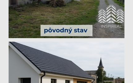 Rozostavaný rodinný dom-Bohdanovce, pozemok 750m2