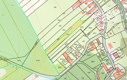 Stavebný pozemok v intraviláne obce Klenov