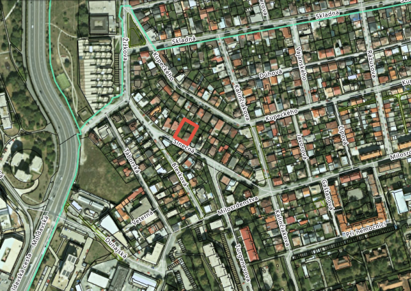 Stavebný pozemok pri centre-Košice-Juh, Slnečná ulica 773m2