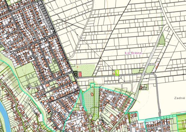 Investičný pozemok Košice - Krásna 691 m2