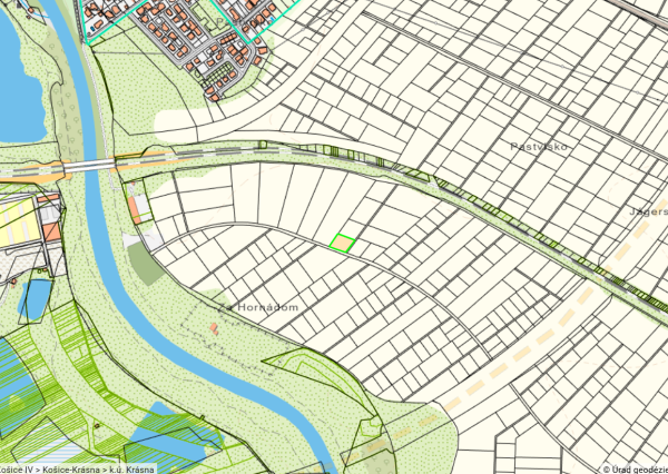 Strategická poloha pre investorov: Košice - Krásna 1274 m2