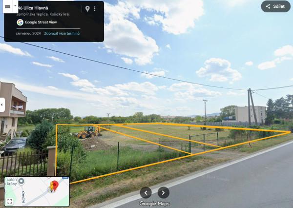 Exkluzívny stavebný pozemok na predaj – Zemplínska Teplica (okres Trebišov)