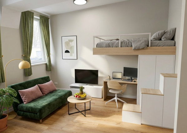 štúdio, kompletná rekonštrukcia, ANIČKA RESIDENCE