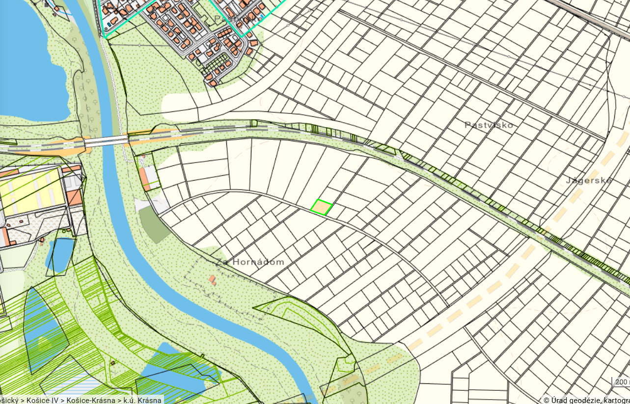 Strategická poloha pre investorov: Košice - Krásna 1274 m2